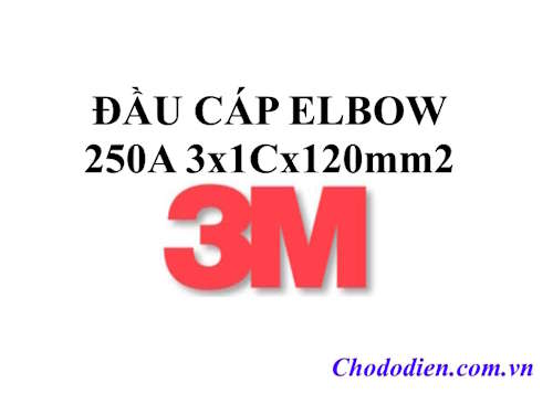 Đầu cáp Elbow 24kV 250A 3x1Cx120mm2 3M
